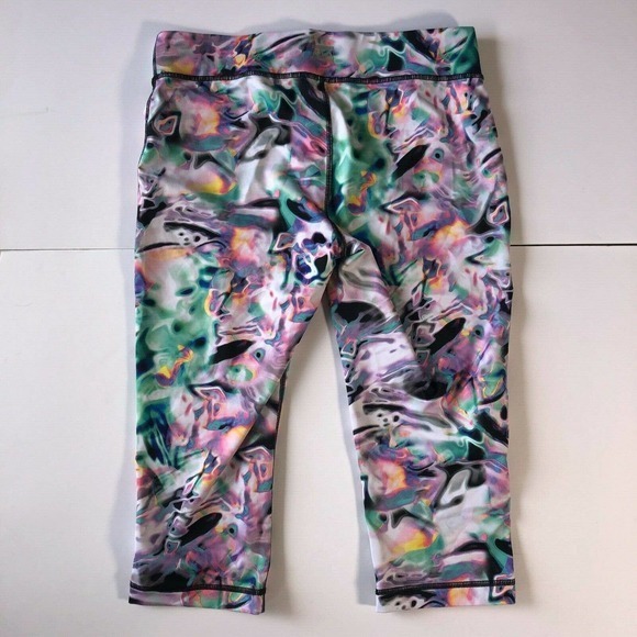 Fila Sport Girls Colored Swirl Gym Pants Sz‎ Small - Picture 2 of 8